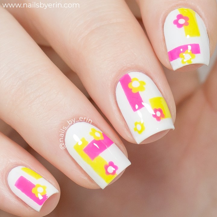 Floral Colorblocking Nails | butter LONDON Spring Patent Shine 10X&nbsp;Shades